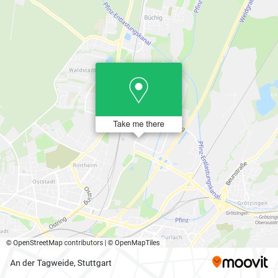 An der Tagweide map