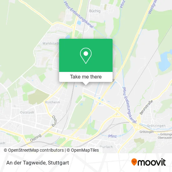 Карта An der Tagweide