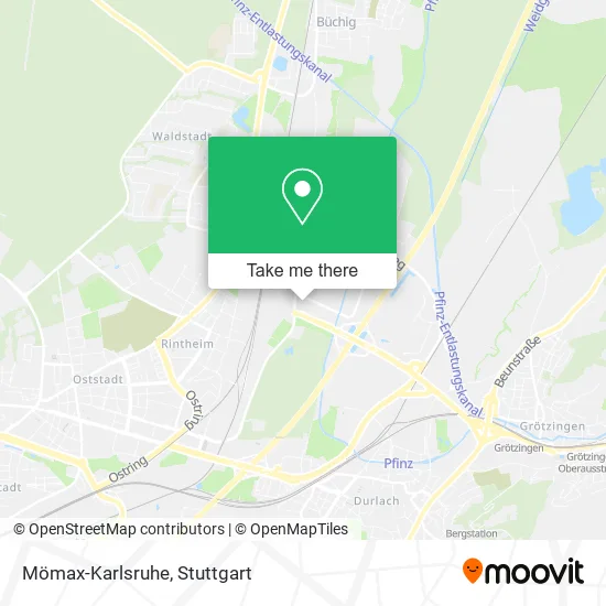 Карта Mömax-Karlsruhe