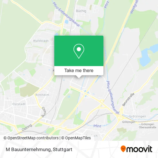 Карта M Bauunternehmung