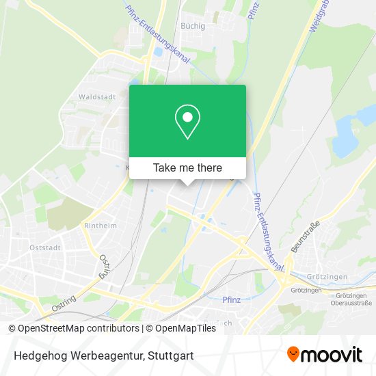 Hedgehog Werbeagentur map