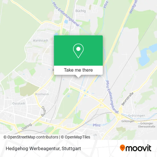 Карта Hedgehog Werbeagentur