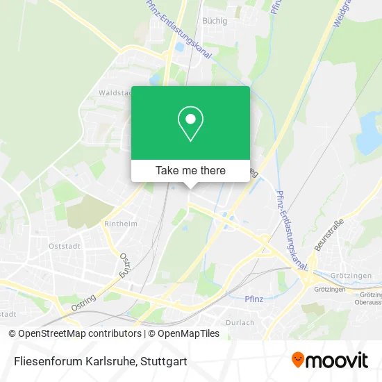 Карта Fliesenforum Karlsruhe