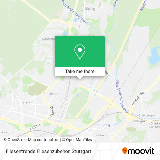 Карта Fliesentrends Fliesenzubehör