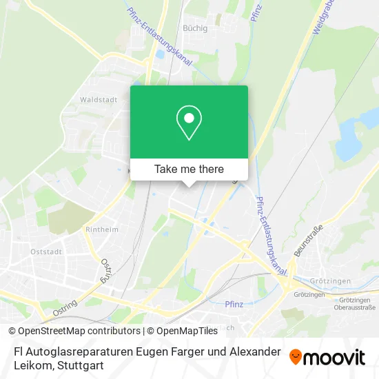 Карта Fl Autoglasreparaturen Eugen Farger und Alexander Leikom