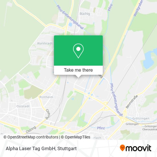 Alpha Laser Tag GmbH map
