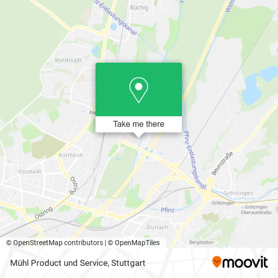 Карта Mühl Product und Service