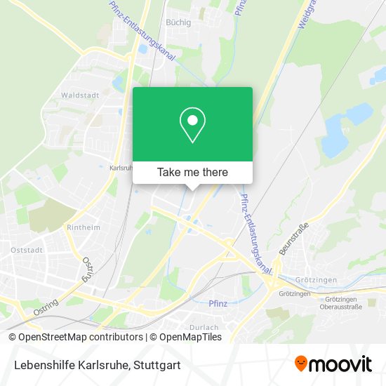 Карта Lebenshilfe Karlsruhe