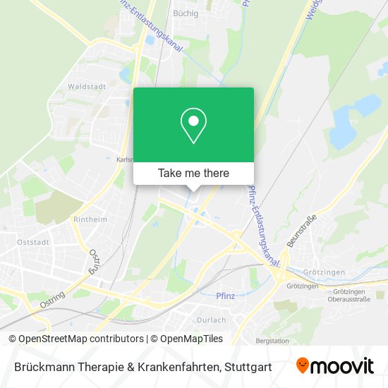 Brückmann Therapie & Krankenfahrten map