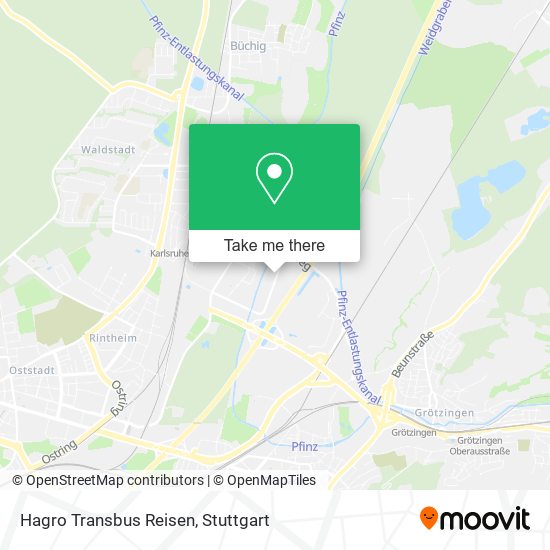 Карта Hagro Transbus Reisen