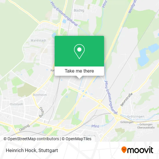 Карта Heinrich Hock