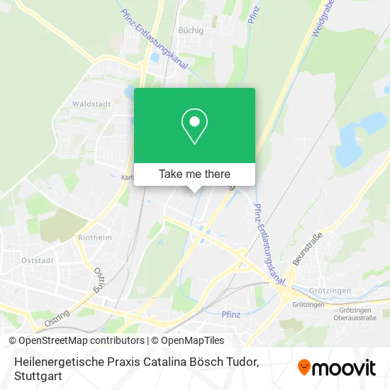 Карта Heilenergetische Praxis Catalina Bösch Tudor