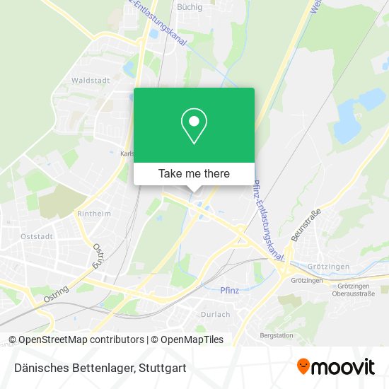 Dänisches Bettenlager map