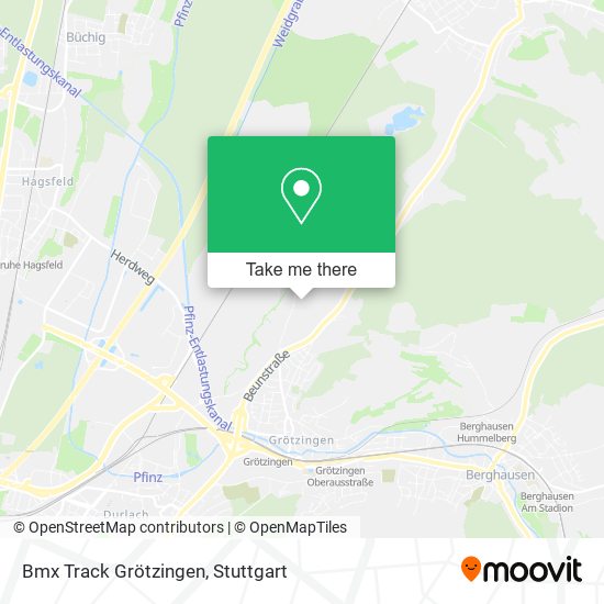 Bmx Track Grötzingen map