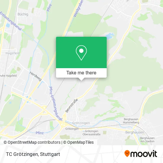 Карта TC Grötzingen