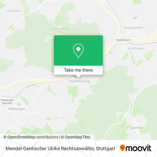 Карта Mendel-Gentischer Ulrike Rechtsanwältin