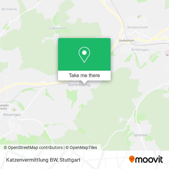 Katzenvermittlung BW map