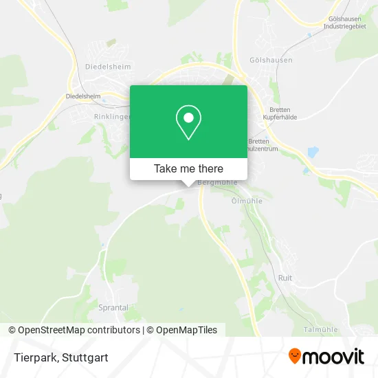 Карта Tierpark