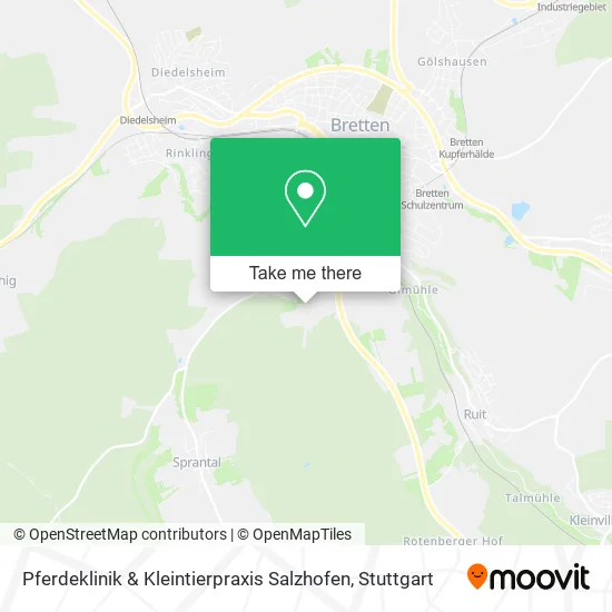 Карта Pferdeklinik & Kleintierpraxis Salzhofen