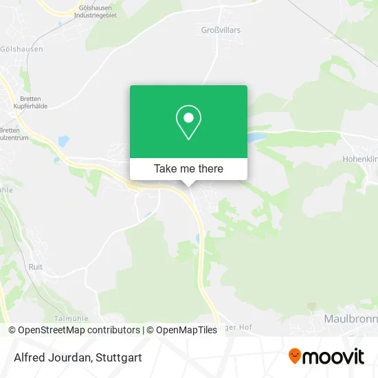 Карта Alfred Jourdan