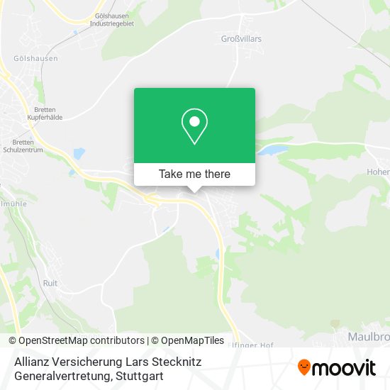 Allianz Versicherung Lars Stecknitz Generalvertretung map