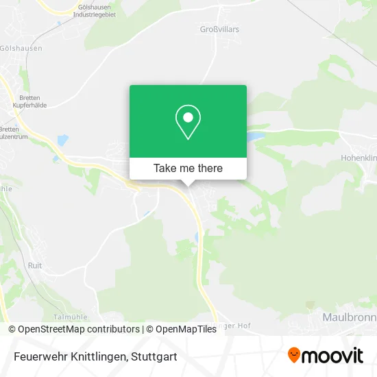 Карта Feuerwehr Knittlingen