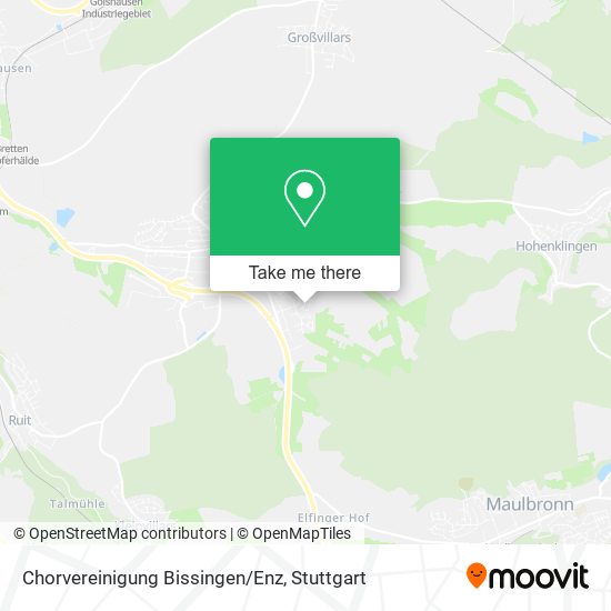 Карта Chorvereinigung Bissingen/Enz