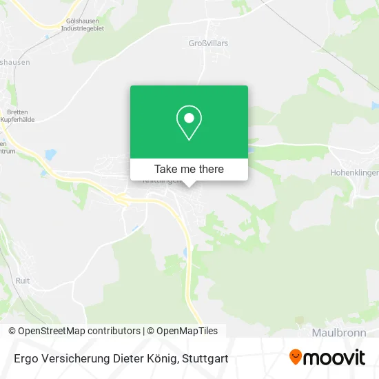 Карта Ergo Versicherung Dieter König