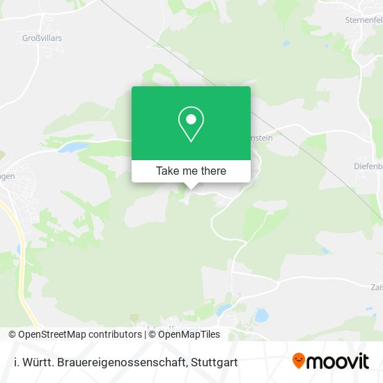 Карта i. Württ. Brauereigenossenschaft