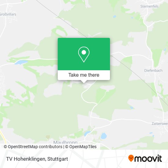 TV Hohenklingen map