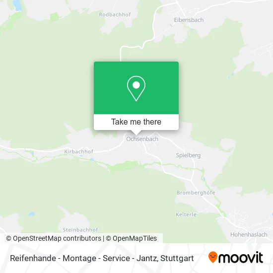 Карта Reifenhande - Montage - Service - Jantz
