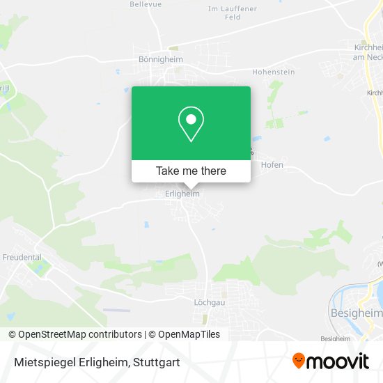 Mietspiegel Erligheim map