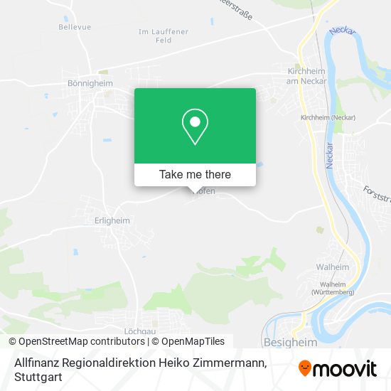Allfinanz Regionaldirektion Heiko Zimmermann map