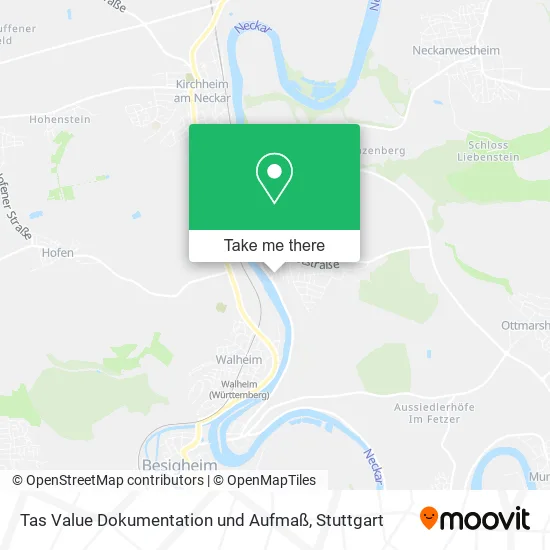 Карта Tas Value Dokumentation und Aufmaß