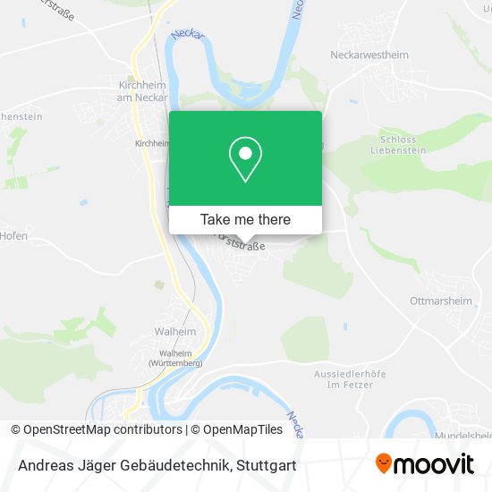 Andreas Jäger Gebäudetechnik map