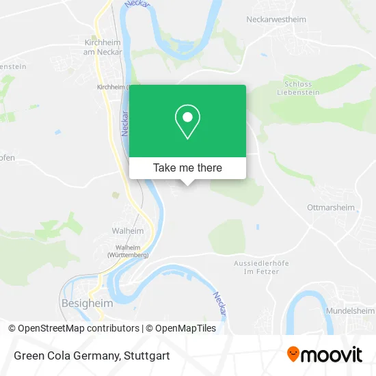 Карта Green Cola Germany