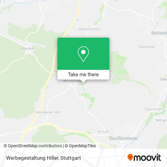 Карта Werbegestaltung Hiller