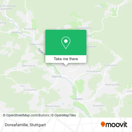 Карта Doreafamilie