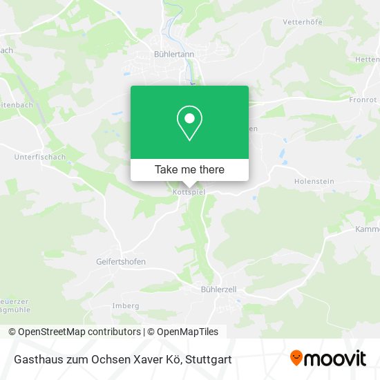 Карта Gasthaus zum Ochsen Xaver Kö