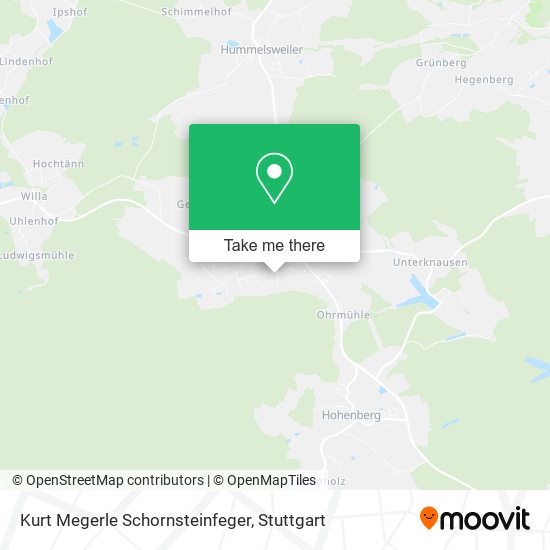 Kurt Megerle Schornsteinfeger map