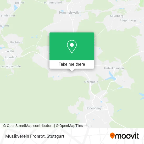 Карта Musikverein Fronrot