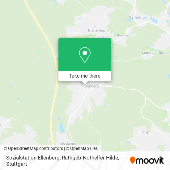Карта Sozialstation Ellenberg, Rathgeb-Nothelfer Hilde