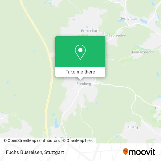 Карта Fuchs Busreisen