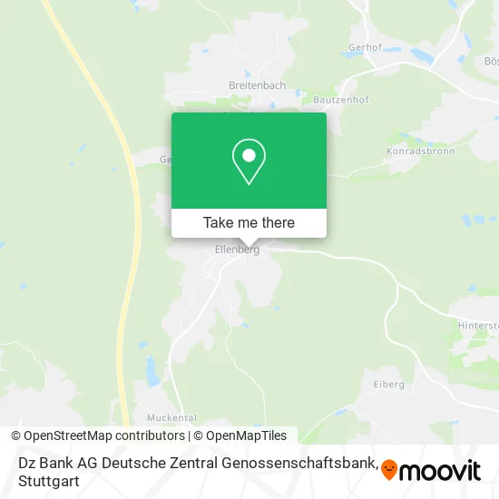 Dz Bank AG Deutsche Zentral Genossenschaftsbank map