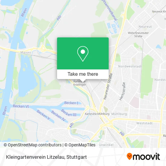 Карта Kleingartenverein Litzelau