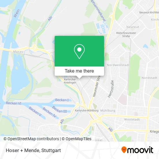 Карта Hoser + Mende