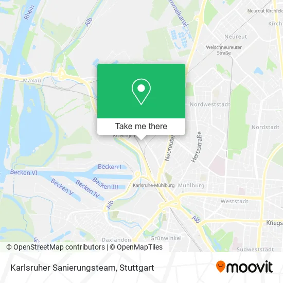 Карта Karlsruher Sanierungsteam