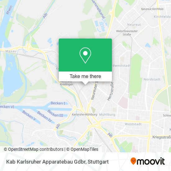 Карта Kab Karlsruher Apparatebau Gdbr