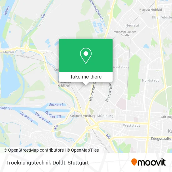 Карта Trocknungstechnik Doldt