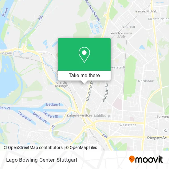 Карта Lago Bowling-Center